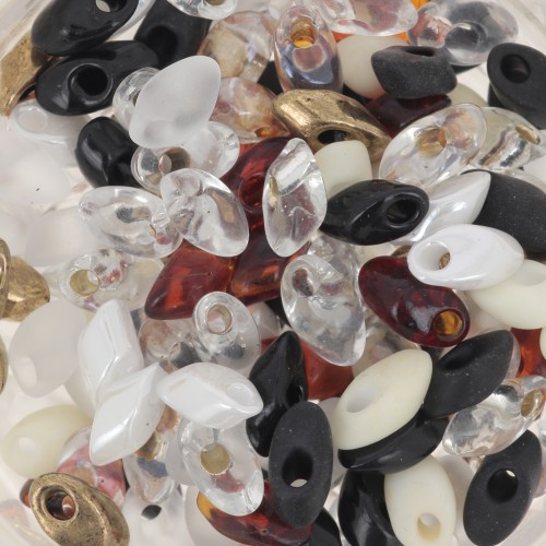 Mix Long Magatama Miyuki 4x7 mm LMA-MIX07 - Granite x10g