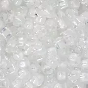 Miyuki 5/0 triangle TR5-1104 - White Lined Crystal x8g