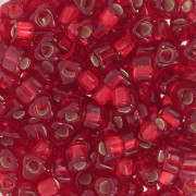 Miyuki 5/0 triangle TR5-1809 - Ruby Silver Lined x8g