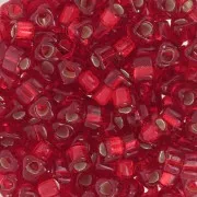 Miyuki 5/0 triangle TR5-1809 - Ruby Silver Lined x8g