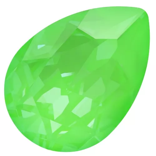 Cabochon PureCrystal 4320 14x10 mm - Crystal Electric Green Ignite x1
