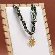 Bandana 100% coton - motif Cachemire - Lavande x1