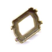 Serti cuivre pour cabochon PureCrystal 4739 20x16 mm bronze