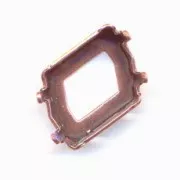 Serti griffe pour cabochon PureCrystal 4739 20x16 mm cuivré vieilli