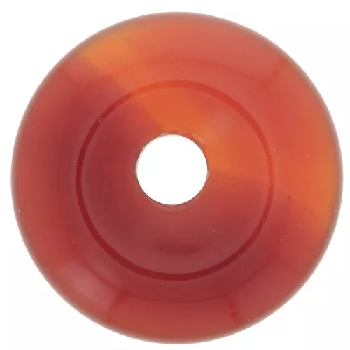 Donuts 20 mm pierre gemme - Agate rouge x1