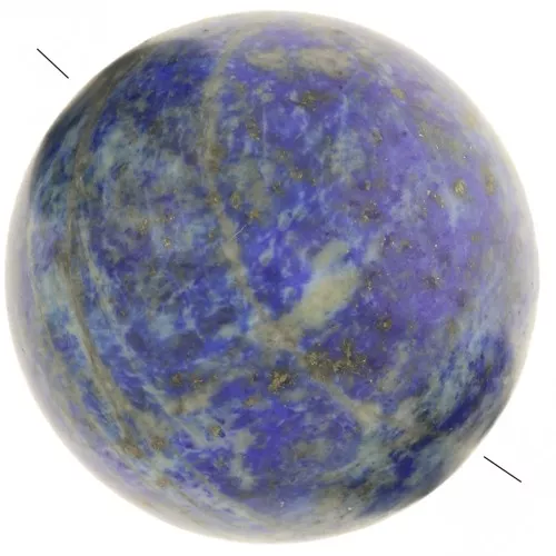 Perle ronde 18 mm en pierre gemme - Lapis lazuli x1