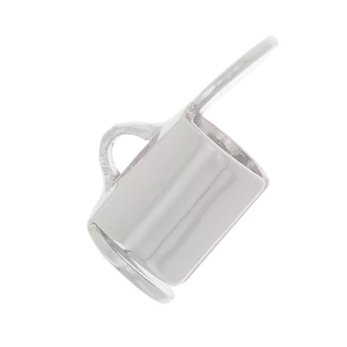 Embout tissage de perles rocailles & Delica Miyuki 5 mm - Argenté x10