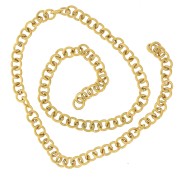 Anneaux ouverts 4x0.8 mm - Acier inoxydable 316L Doré x100