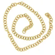 Anneaux ouverts 4x0.8 mm - Acier inoxydable 316L Doré x100