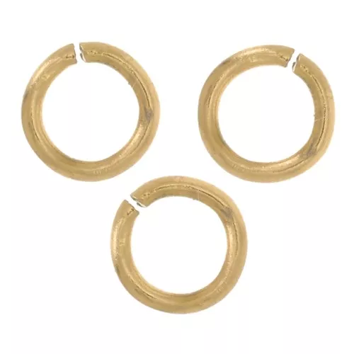 Anneaux ouverts 3x0.5 mm - Acier inoxydable 316L Doré x100