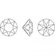 Cabochon PureCrystal 1088 3 mm Aquamarine x20