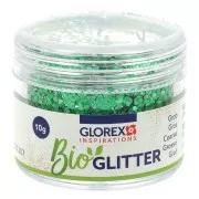 Paillettes biodégradables - Grosses - Vert x10g