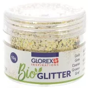 Paillettes biodégradables - Grosses - Champagne x10g