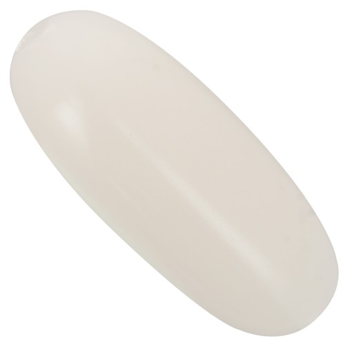 Perle olive 34x14 mm en résine opaque - Nude x1