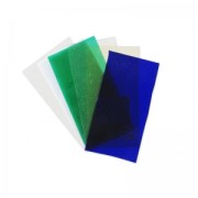 Assortiment de plaques de verre Murano COE104 5x10 cm Multicolore x6|raw }}