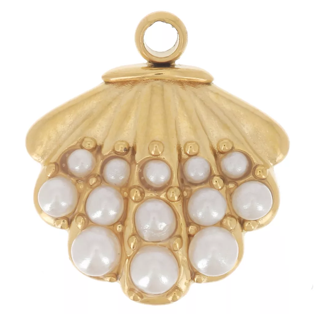 Collier Coquille Saint Jacques Nacre LES POULETTES BIJOUX - Argent Sterling, Élégance Naturelle