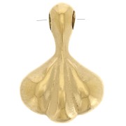 Breloque éventail 13x9 mm - Acier inoxydable 304L Doré x1|raw }}