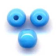 Turquoise - Perles en verre tchèque rondes 4 mm Turquoise x50 Perles en verre tchèque rondes 4 mm Turquoise x50