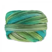 Ruban de soie Shibori Deepsea Mermaid x10cm