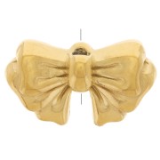 Perle noeud 9x15 mm - Acier inoxydable 304L Doré x1|raw }}