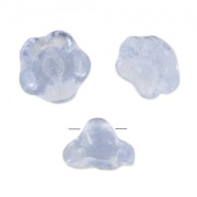 Fleurs boutons 8 mm Violine x20