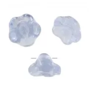 Fleurs boutons 8 mm Violine x20