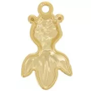 Pendentif carpe koï 25x15 mm - Acier inoxydable 304L Doré x1
