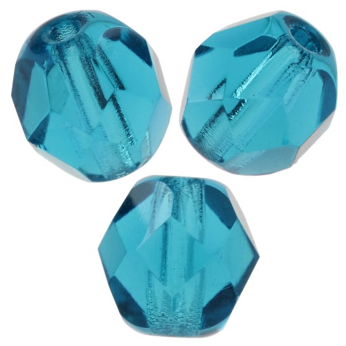 Facettes 6 mm Blue Zircon x25