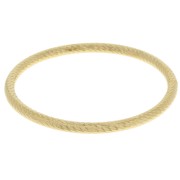 Bracelet jonc ciselé 65 mm - Acier inoxydable 304L Doré x1|raw }}