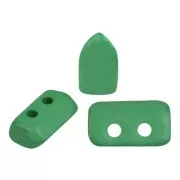 Perles en verre Piros® par Puca® 2x5 mm - Vogue Green Garden Mat x10g