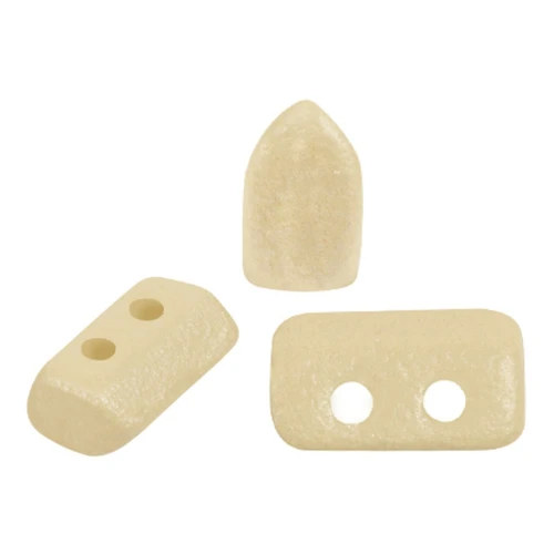 Perles en verre Piros® par Puca® 2x5 mm - Vogue Stone Mat x10g
