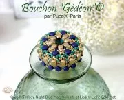 Bouchon en liège et buis décoratif 32x29 mm à customiser x1