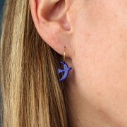 Breloque oiseau en acrylique 15x10 mm exclu Perles&Co - Kaki x1