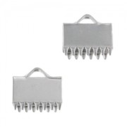 Embouts à serrer lisses 10.5 mm en acier inox 304 x10