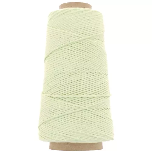 Bobine de cordon coton macramé Organic Cotton Détox XL peigné - Vert d'eau x200m