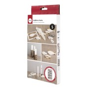 Moule en silicone 26x14.5 cm - 5 formes Poissons - Gris x1