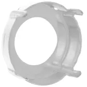 Serti griffe pour cabochon PureCrystal 1122 Rivoli 18 mm - Argenté x1