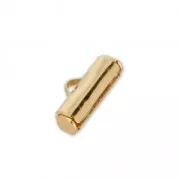 Embout pour tissage de perles rocailles & Delica Miyuki 10 mm doré à l'or fin x1