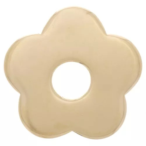 Pendentif fleur 15.5 mm - Plaqué Or 3 microns x1
