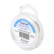 Fil de cuivre Artistic Wire 0.81 mm - Plaqué Argent anti-ternissement x7.6m