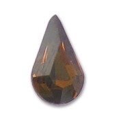 Poire PureCrystal 4328 10x6 mm Smoked Topaz|raw }}