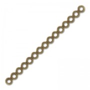 Intercalaire 15 rangs 51x3.4 mm bronze x1