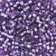 Miyuki Delica Duracoat 11/0 DB2168 - Silver Lined Dark Orchid x8g