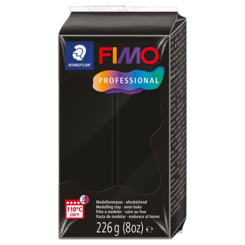 Pâte Fimo Professional 226gr Noir (n°09) x1