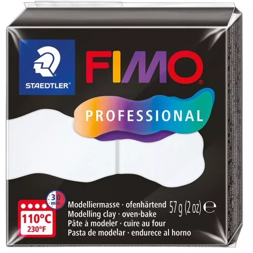 Pâte Fimo Professional 57gr Blanc (n°00)