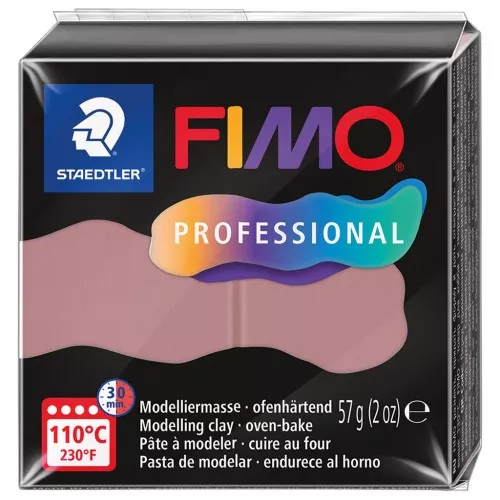 Pâte Fimo Professional 57gr Vieux Rose (n°20)