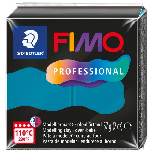 Pâte Fimo Professional 57gr Bleu pétrole (n°36)