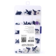 Set de 30 paires d'yeux & 10 nez de sécurité pour peluches et amigurumi