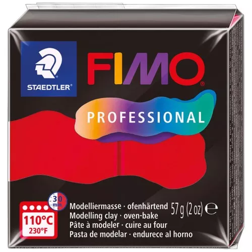 Pâte Fimo Professional 57gr Carmin (n°29)