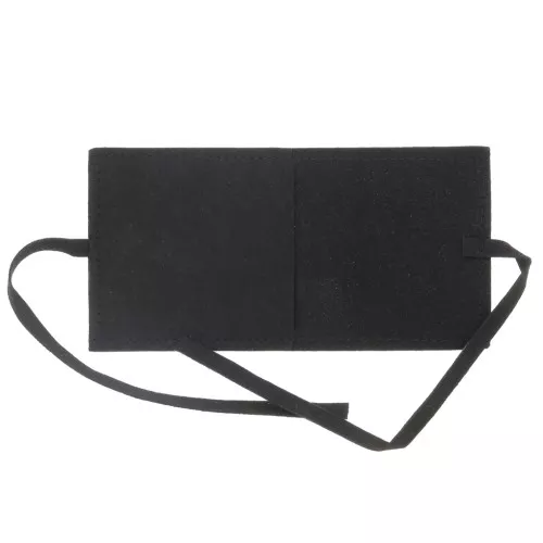Pochon en suédine pour bijoux 60x60 mm - Noir x1